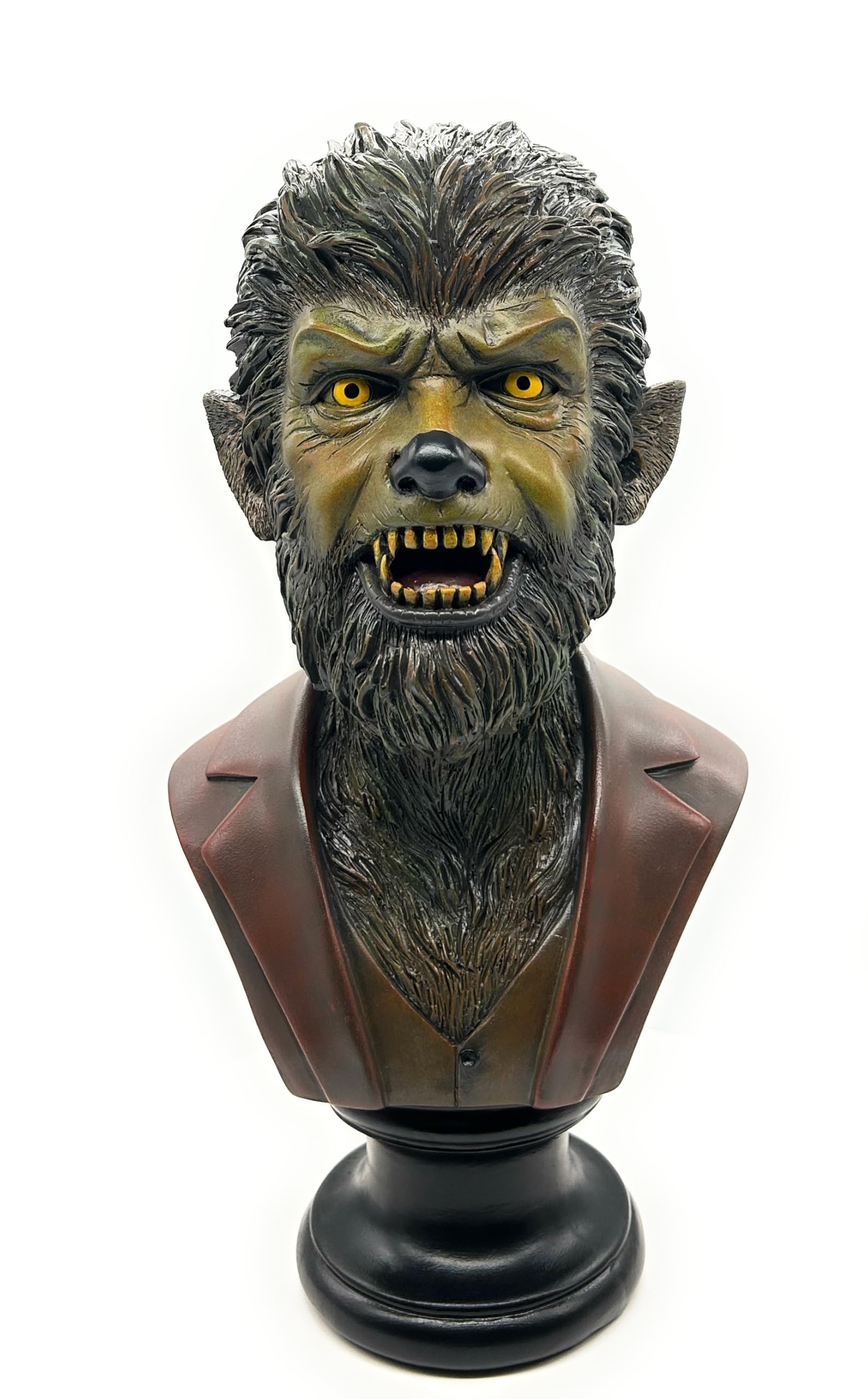 Amazon.com: RUSTIX Wolfman Bust Statue – Realistic Werewolf